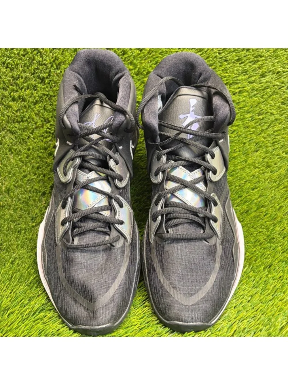 Nike Kyrie Infinity Mens Size 15 Black Silver Athletic Basketball Shoes Sneakers